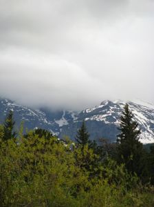 View from the outskirts of Rocky Mountain National Park