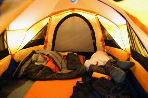 A tent: home away from home?