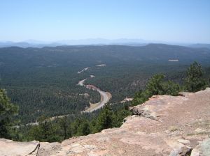 Camping near Woods Canyon Lake in northern Arizona