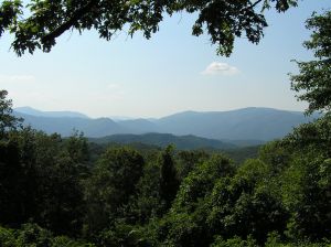 View of the Smoky Mountains from Tennessee