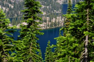 Mountain lake in Idaho