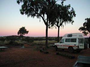 Camping in the Australian outback!