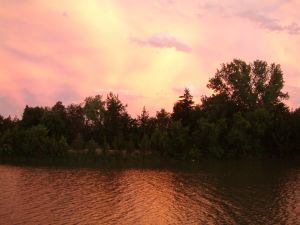 Sunset Over Lake Marantha