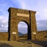 North gate to Yellowstone National Park