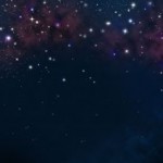 Starry night sky