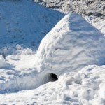 Self-made igloo